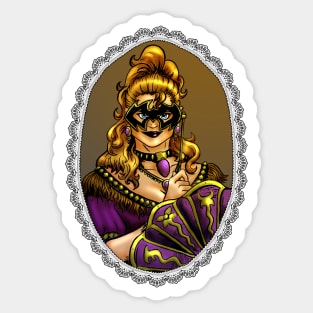 Masquerade Sticker